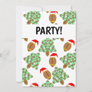 Christmas Football Invitation