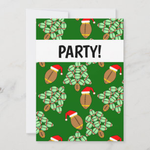 Christmas Football Invitation