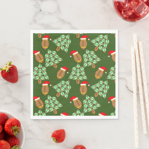 Christmas Football Napkins