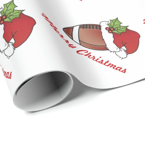 Christmas Football Wrapping Paper