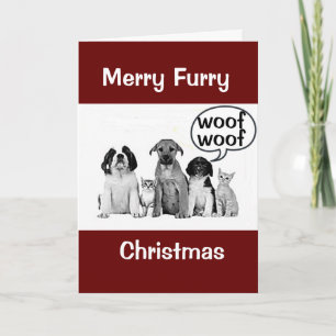 CHRISTMAS FOR DOG/CAT GROOMER/VETERINARIAN/MORE CARD