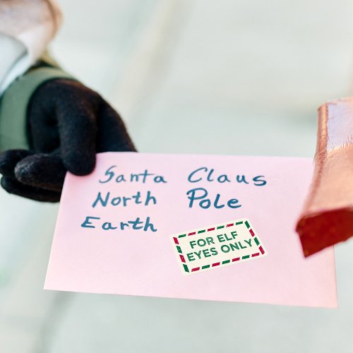 Christmas for Elf Eyes Only Label