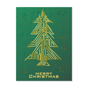 Christmas for Geeks Holiday Postcard