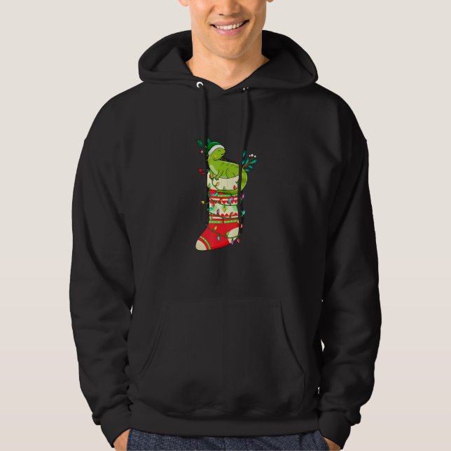 Christmas for men women kids ELF Iguanas Hoodie (Front)
