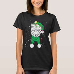 Christmas for men women kids ELF Wolf T-Shirt