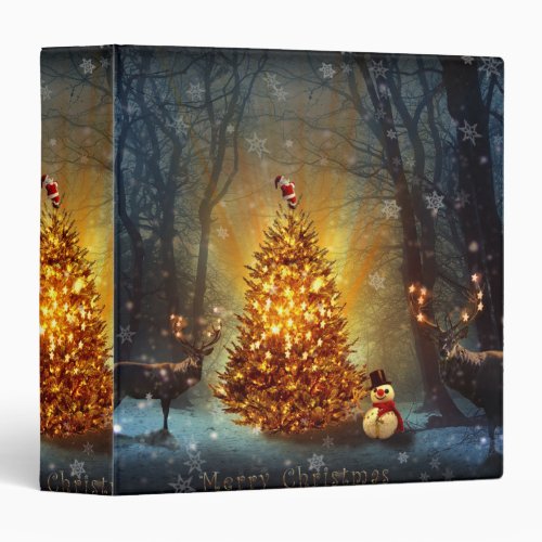 Christmas Forest                                  3 Ring Binder