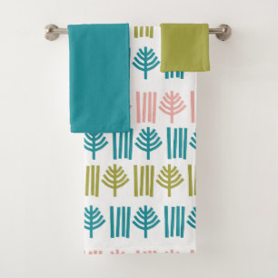 Christmas Forest Bath Towel Set