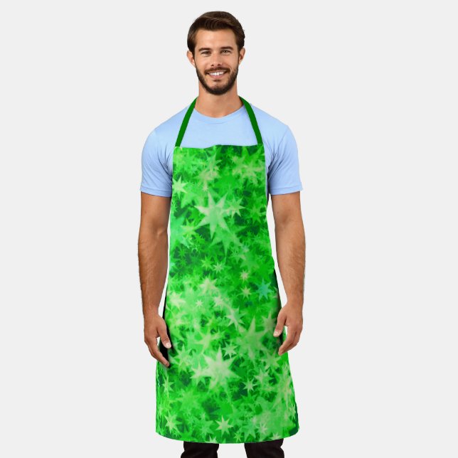 Christmas Forest Glow Apron (Worn)