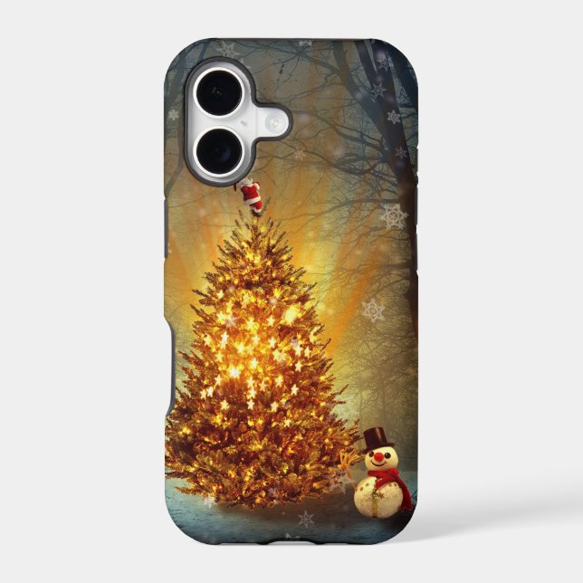 Christmas Forest                                 . Iphone Case (Back)