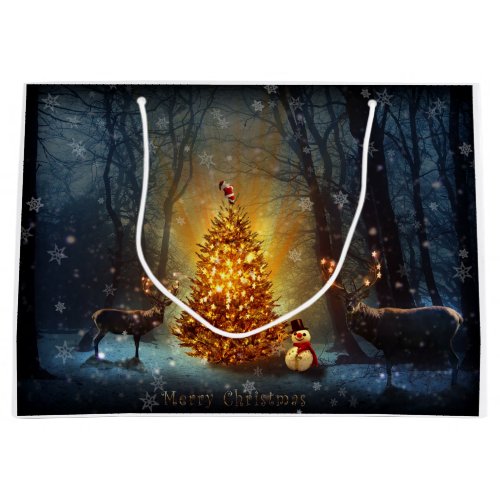 Christmas Forest                                  Large Gift Bag