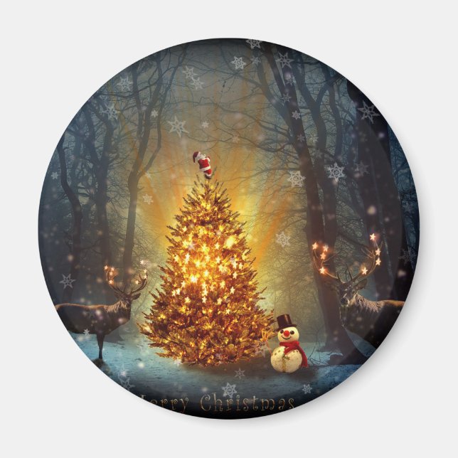 Christmas Forest                                 . Magnet (Front)