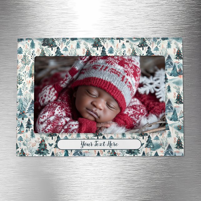 Christmas Forest Magnetic Frame (Creator Uploaded)
