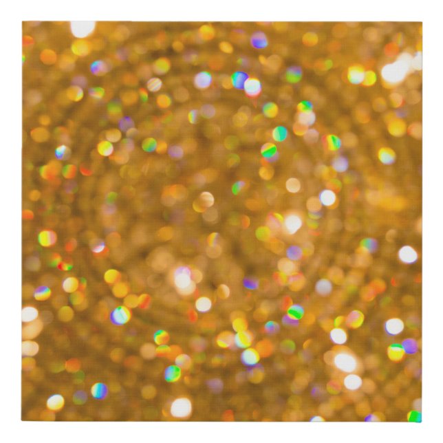 Christmas Forest: Silhouette Winter Wallpaper. Faux Canvas Print (Front)