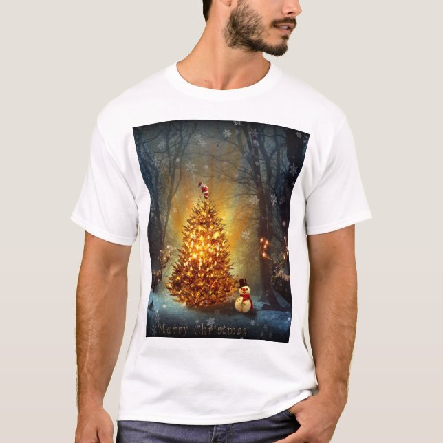 Christmas Forest                                 . T-Shirt (Front)