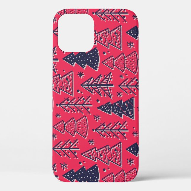Christmas Forest: Winter Silhouette Wallpaper. Case-Mate iPhone Case (Back)