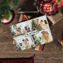 Christmas Four Family Photo | Falalala Holiday Postcard
