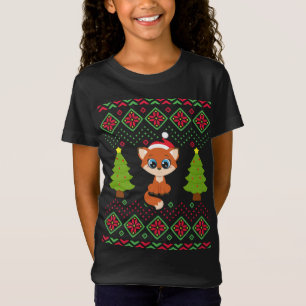 Christmas Fox Funny Classic Ugly Sweater Love Foxe