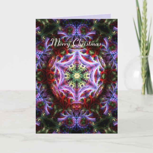 Christmas Fractal Card (Front)