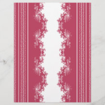 Christmas Fractal Peppermint Scrapbook Paper