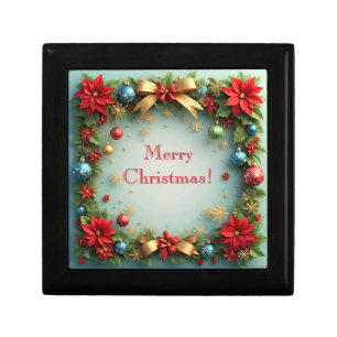 🌸 Christmas Frame Classic Glow Home Style 🌸 Gift Box