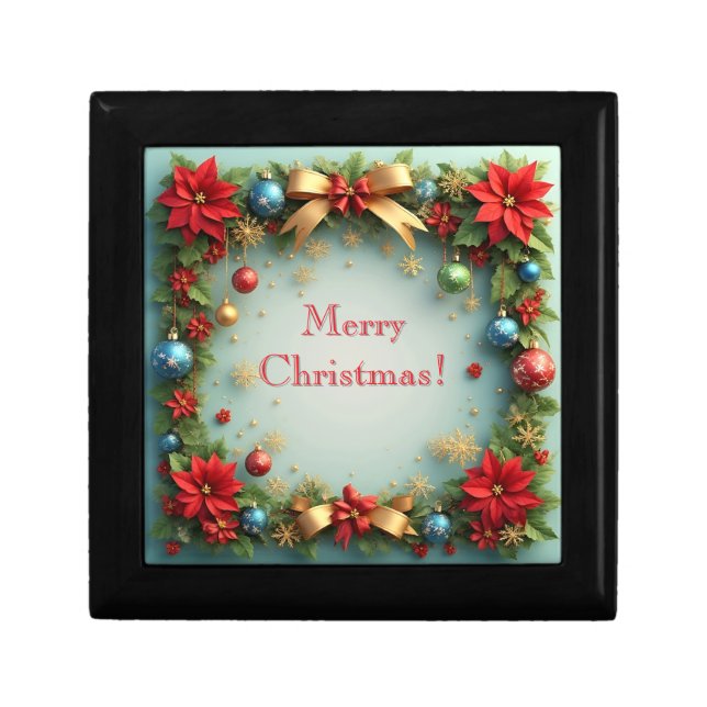 🌸 Christmas Frame Classic Glow Home Style 🌸 Gift Box (Front)