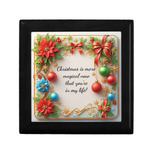 🌸 Christmas Frame Cozy Charm Home Style 🌸 Gift Box