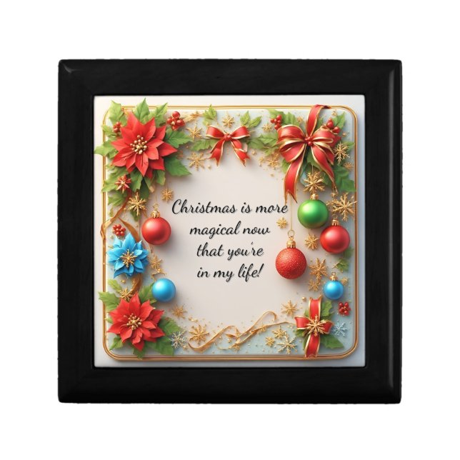🌸 Christmas Frame Cozy Charm Home Style 🌸 Gift Box (Front)
