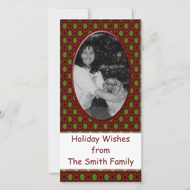 Christmas frame holiday card (Front)