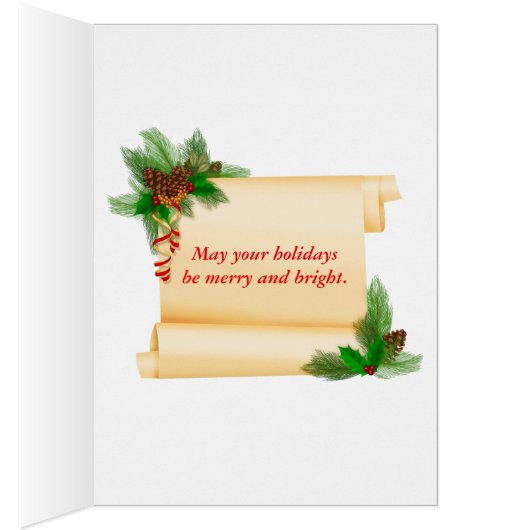 Christmas frame on dark wood (Inside (Right))