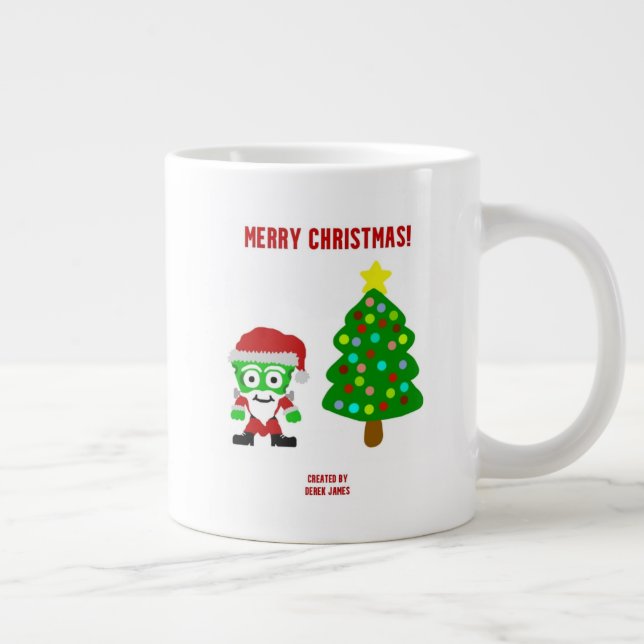 Christmas FrankenCheese Jumbo Mug (Right)