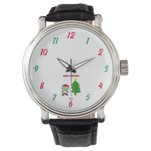 Christmas FrankenCheese Men's Vintage Watch