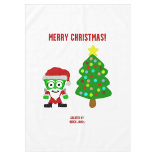 Christmas FrankenCheese Tablecloth