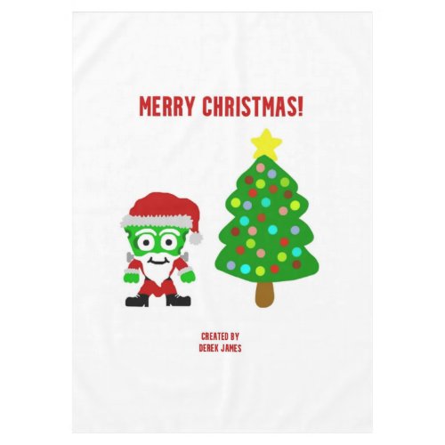 Christmas FrankenCheese Tablecloth