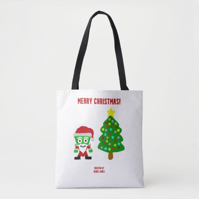 Christmas FrankenCheese Tote Bag (Front)