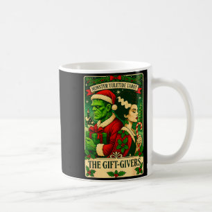 Christmas Frankenstein And Bride The Lovers Tarot Coffee Mug