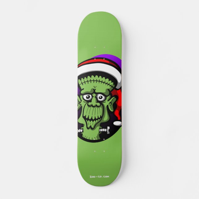 Christmas Frankenstein Skateboard Deck (Front)