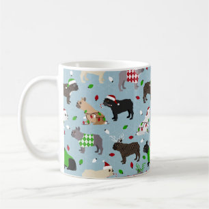 Christmas French Bulldog Coffee Mug