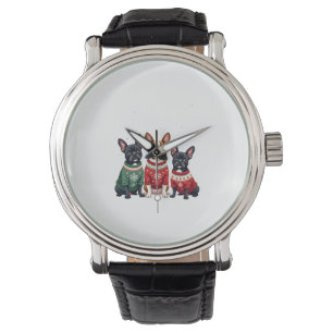Christmas French Bulldogs Xmas Frenchie Dog 4 Watch