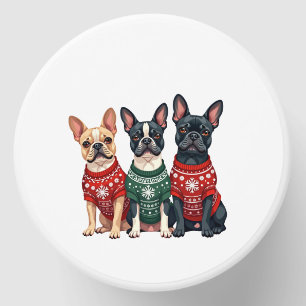 Christmas French Bulldogs Xmas Frenchie Dog Men Wo Mini Candle Favors