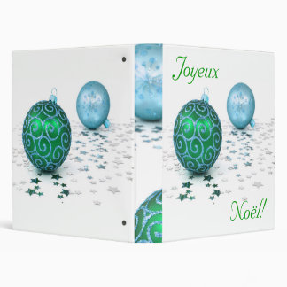 Christmas French Joyeux Noel Binder