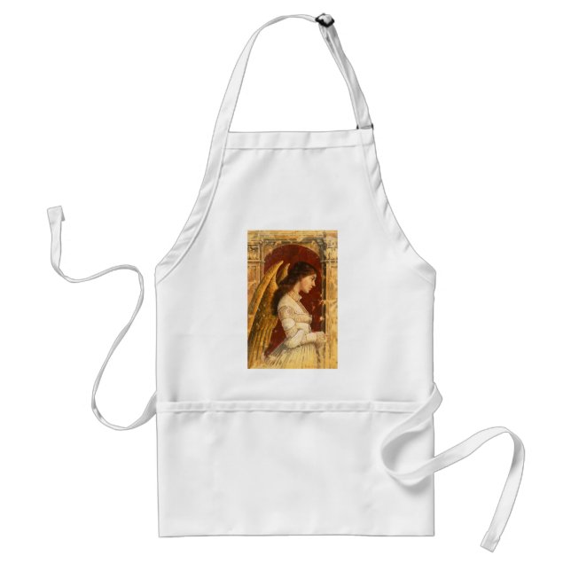 Christmas Fresco Angel Adult Apron (Front)