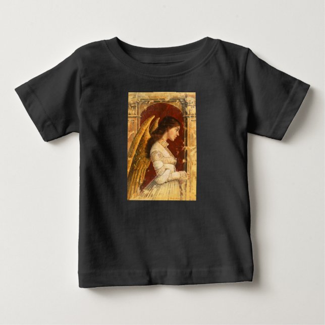 Christmas Fresco Angel Baby T-Shirt (Front)