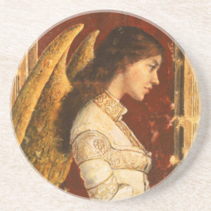 Christmas Fresco Angel Coaster