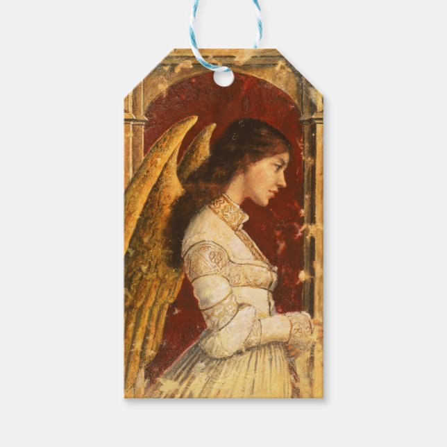 Christmas Fresco Angel Gift Tags (Front)