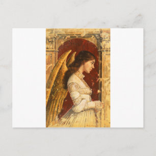 Christmas Fresco Angel Holiday Postcard