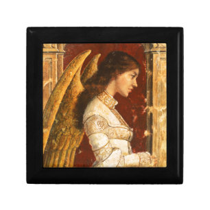 Christmas Fresco Angel Keepsake Box