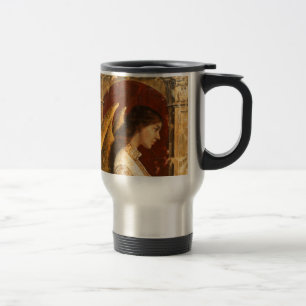 Christmas Fresco Angel Travel Mug