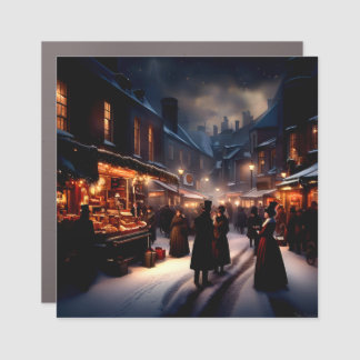 Christmas Fridge Magnet 1800s