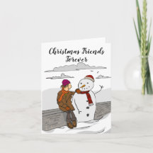 Christmas Friends Forever Card