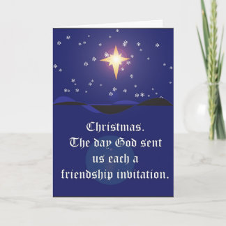 Christmas: Friendship Invitation Card
